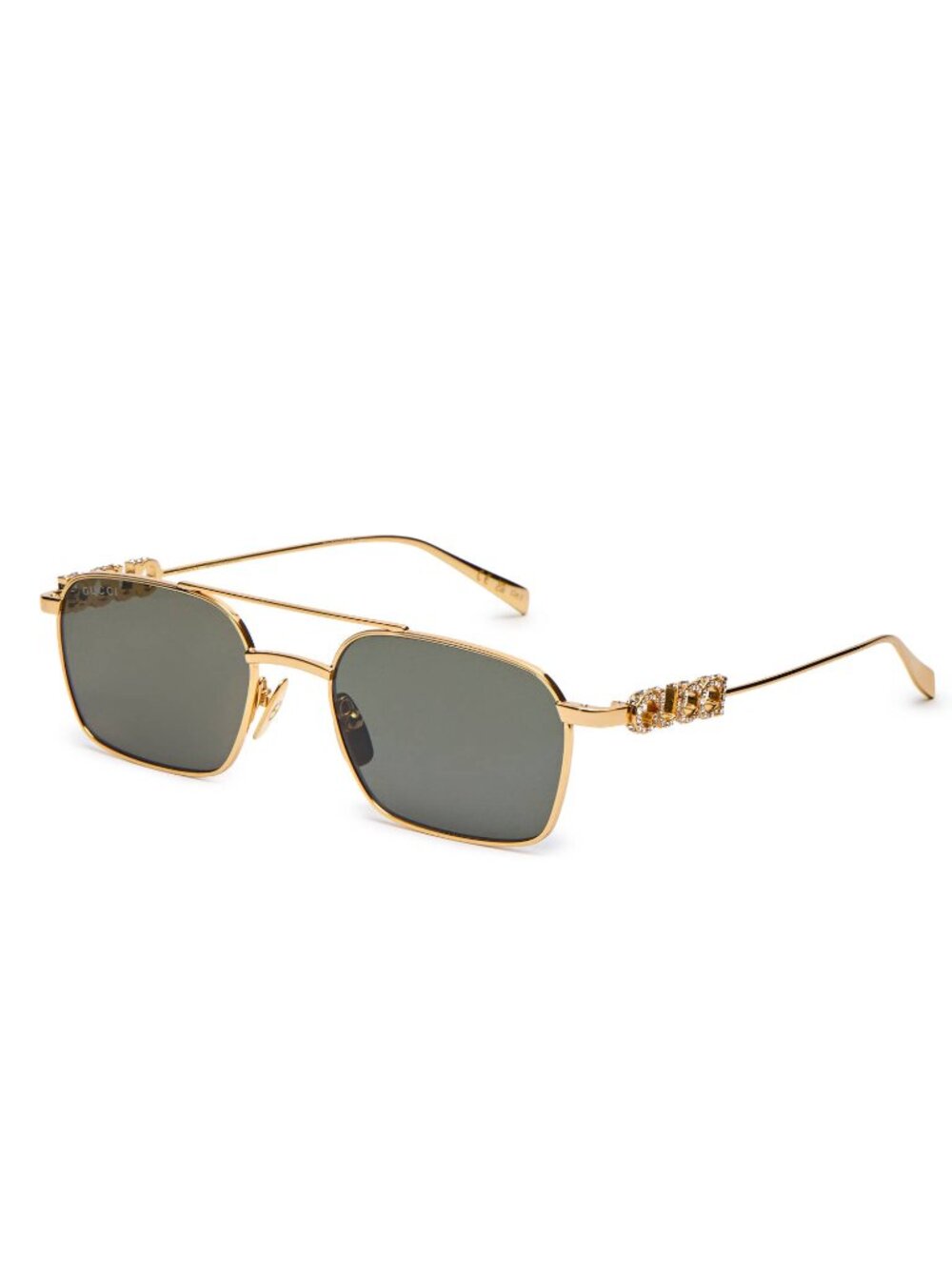 NEW GUCCI SUNGLASSES GOLD UNISEX EYEWEAR GUCCI GG1804S 001